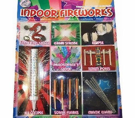 Indoor Fireworks Fun pack of 30 individual fireworks