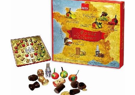 Abtey ``La Route des Liqueurs`` Luxury Box 275 g (27 Assorted Chocolate Liqueurs)