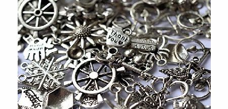 AC.Crafts **SPECIAL OFFER** 30G Mixed Antique Silver Plated Pendant Charms (20-50pcs)ALSO AVAILABLE IN ANTIQUE BRONZE PLATED by AC.Crafts