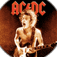 AC/DC Angus Young Button Badges