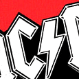 AC/DC Big Logo Red Knit Beanie