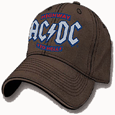 AC/DC Brown Adjustable Baseball Cap