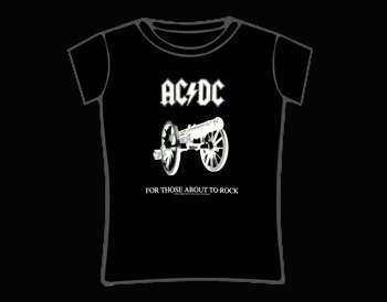 AC/DC For Those About To Rock Skinny T-Shirt