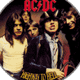 AC/DC Highway Button Badges