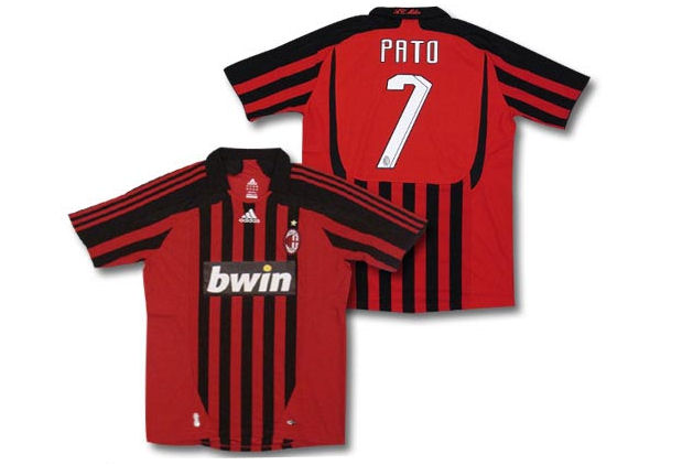AC Milan Adidas 07-08 AC Milan home (Pato 7)