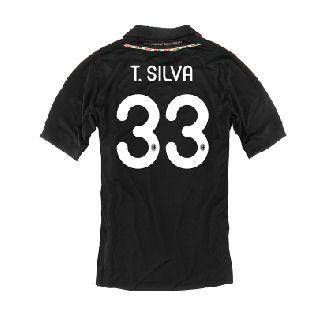 Adidas 2011-12 AC Milan Third Shirt (T. Silva 33)