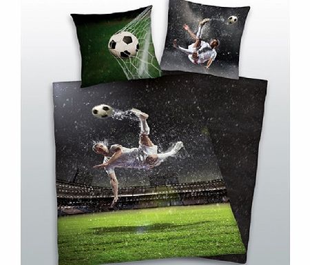 AC Milan Football Bicycle Kick Single Cotton Duvet Cover