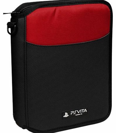 Accessories 4 Technology Playstation Vita Officially Licensed 4Gamers Deluxe Travel Case - Red (PlayStation Vita)