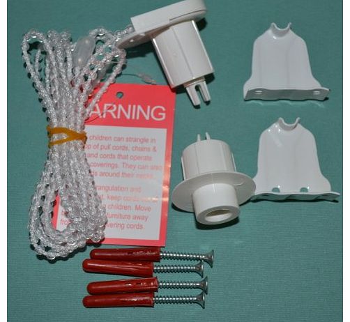 Roller blinds replacement fittings kit for 25mm diameter blind tube