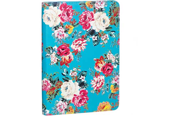 Accessorize Blue Roses Leather Effect iPad Mini