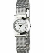 Accessorize Ladies Silver White Watch