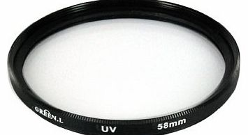 Accessotech 58mm UV Filter Lens for Cannon Nikon Sigma Camera Cover Protect EOS 500D 1000D