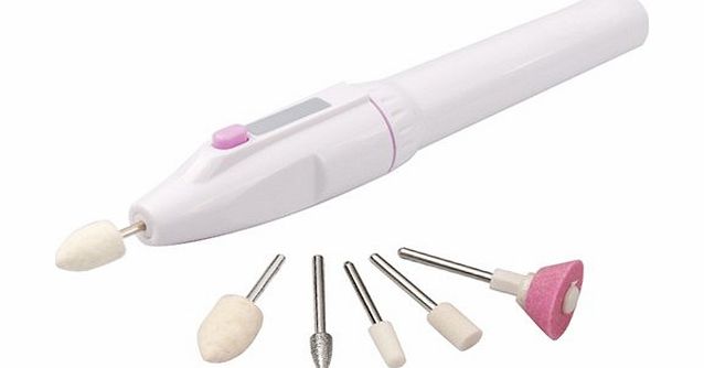 Accessotech Electric Manicure and Pedicure Beauty Nail Art Care File Polish Drill Tool Set