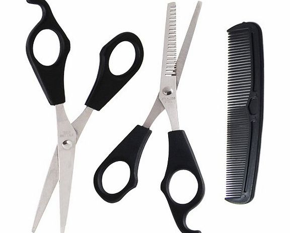Accessotech Hair Cutting amp; Thinning Scissors Shears Hairdressing Set Comb Thinner Styling
