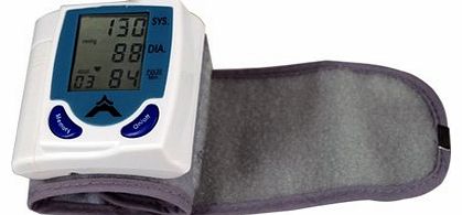 LCD Wrist Blood Pressure Digital Heart Beat Monitor Meter Pulse Measurer Measure