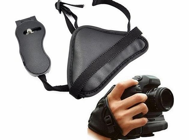 Accessotech Leather Digital/SLR Camera Wrist Strap Hand Grip for Canon Sony Olympus Nikon