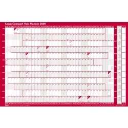 Acco Sasco 2009 Compact Year Planner 610 x 405 mm