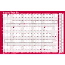 Acco Sasco 2009 Year Planner Unmounted 915 x 610