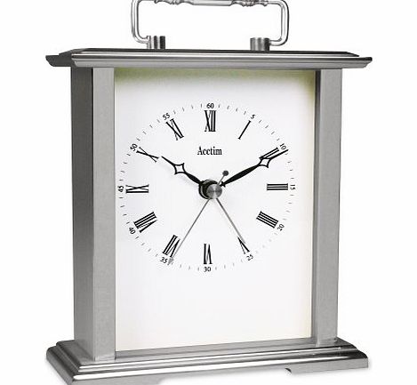 Acctim 36517 Gainsborough Mantel Clock, Silver