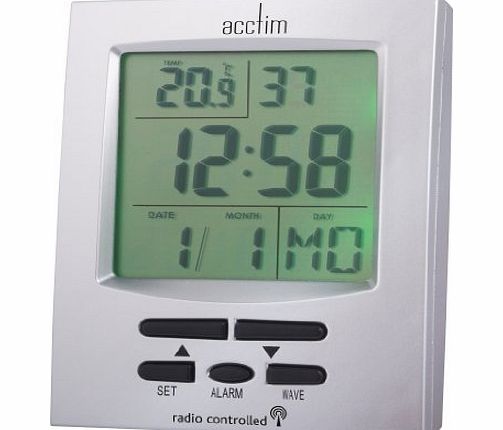 Acctim 71617 Montreal Radio Controlled LCD Alarm Clock
