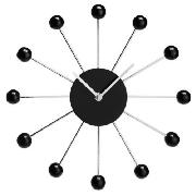 Acctim Black Spoke Clock