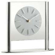 Acctim Eridu Silver Mantel Clock