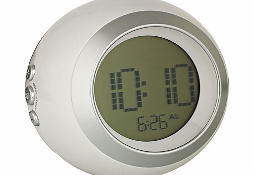 Acctim Lumini Colour Changing LCD Alarm Clock,
