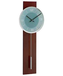 Pendulum Wall Clock with Glass Dial