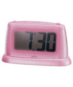 Pink Jumbo LCD Alarm Clock