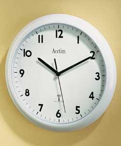 Acctim Plastic Radio Controlled Wall Clock
