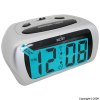 Acctim Silver Auric LCD Alarm Clock