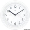 Acctim Stratford Silver Grey Kitchen Clock With