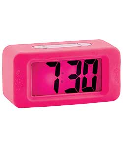 Superbright Pink Alarm Clock