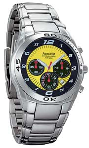 Accurist - Chronograph Watch With Yellow Dial -