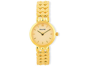 Accurist 9ct Gold Bracelet Watch 237043
