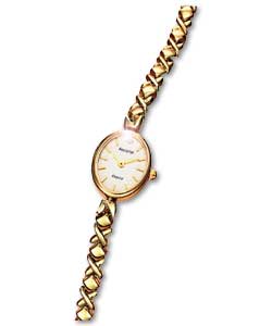 Ladies 9ct Gold Reversible Bracelet Watch