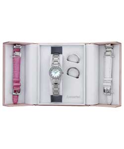 Accurist Ladies Interchangable Strap and Bezel Watch