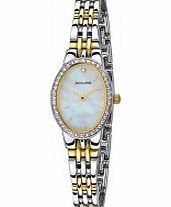 Accurist Ladies Pearl Two Tone Bracelet Watch