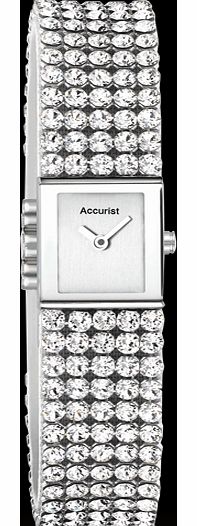 Accurist Ladies Stone Set Bracelet Watch LB1504