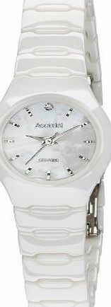 Accurist Ladies White Ceramic Case and Bracelet Watch LB1671W