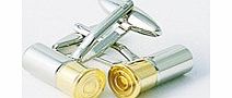ACE 2 Tone Shotgun Shell Cufflinks