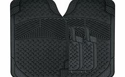 ACE 4 Piece Rubber Rhapsody Car Mat Set - Black