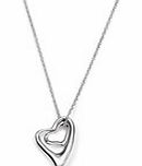 ACE Abstract Double Heart Necklace
