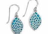 ACE Blue Pattern Earrings