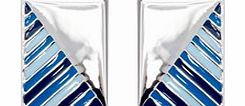 ACE Blue Rectangular Cufflinks
