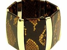 ACE Brown Snake Elasticated Cuff