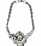 ACE Chunky Flower Necklace With Crystals