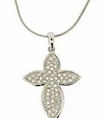 ACE Crystal Cross Pendant