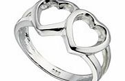 ACE Double Heart Ring
