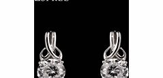 ACE Espree Silver Cubic Zirconia Drop Earrings